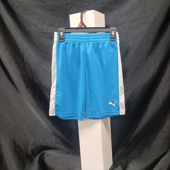 Puma Blue and White Sporty Shorts Lightweight Design - Picture 1 of 14